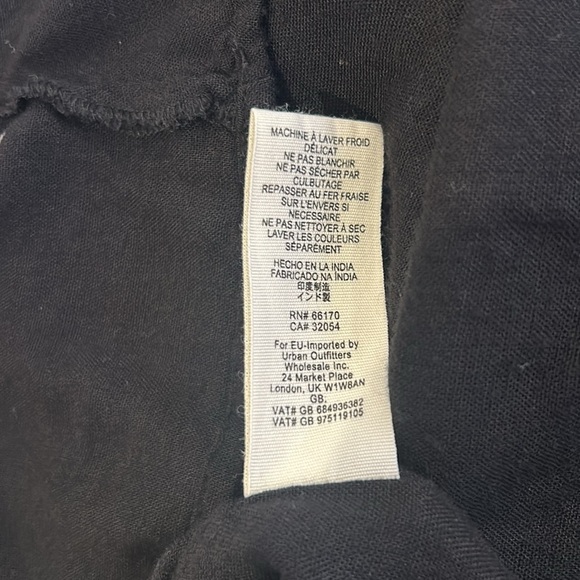 Free People Oxford Black Embroidered dress, Size Small - Picture 8 of 9